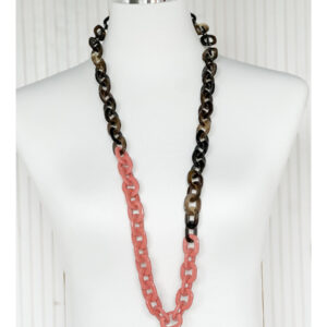 Long chain link necklace