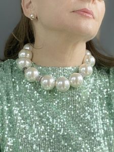 Large Faux Pearls
