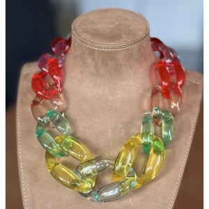 Oversize link chain necklace