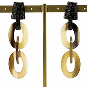 Double Hoop Dangle Earrings