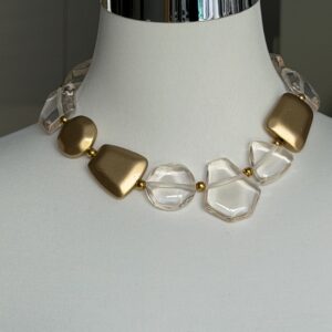 Resin statement necklace